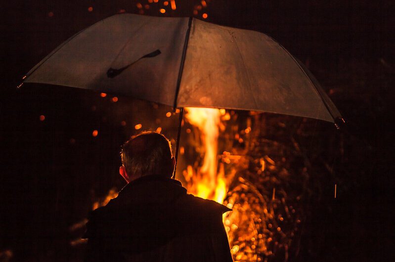 You Forget How Wet A Fire Is by Mitch Kampf
